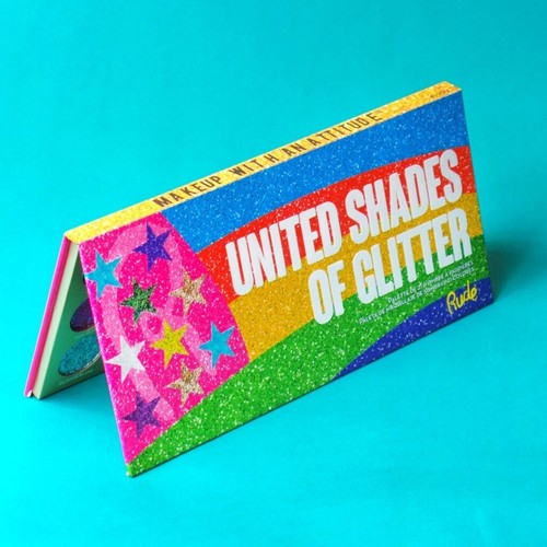 Rude Cosmetics United Shades Of Glitter Eyeshadow Palette (21 Colours) - Picture 3 of 5