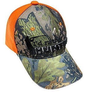 blaze orange camo hunting hats
