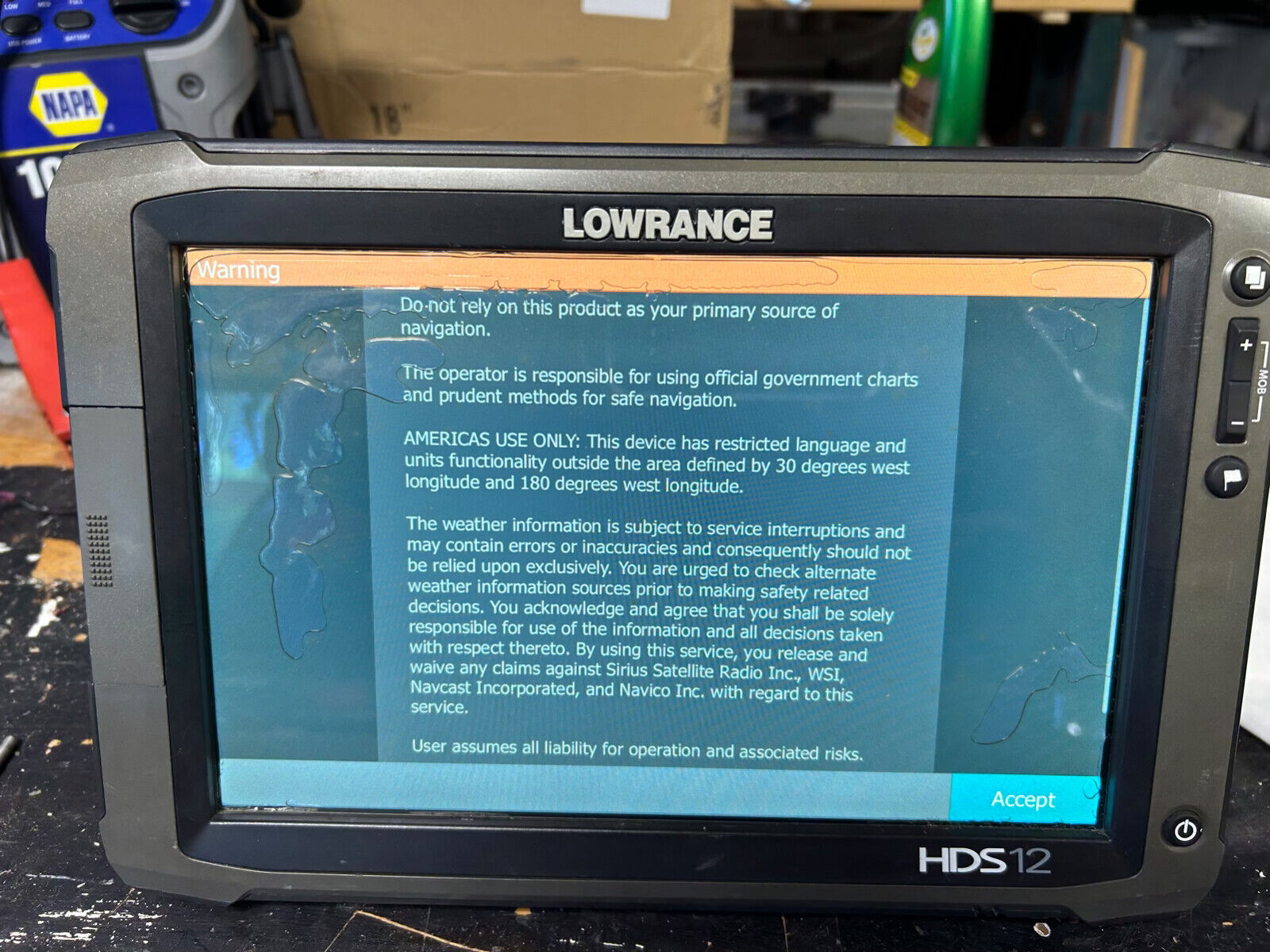 Lowrance HDS 12 for parts