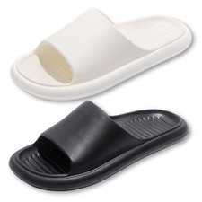 Mens Ladies Sliders Slides Unisex Summer Sandals Slippers Slip On Beach Garden