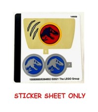 LEGO 76941 - Jurassic World - Carnotaurus Dinosaur Chase - STICKER SHEET