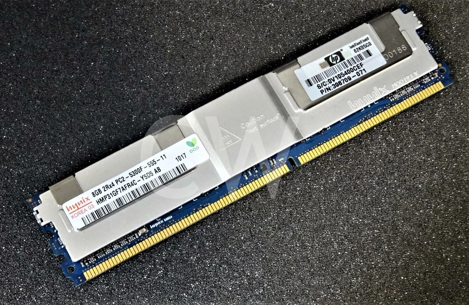 398708-061 HP (1x4GB) Fully Buffered Dimm PC2- 5300 Server Memory Module - Image 2 of 2