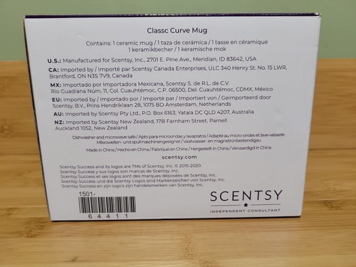 Scentsy Classic Curve Mug Warm The Heart ~ BRAND NEW! 16 Oz. - Picture 8 of 9