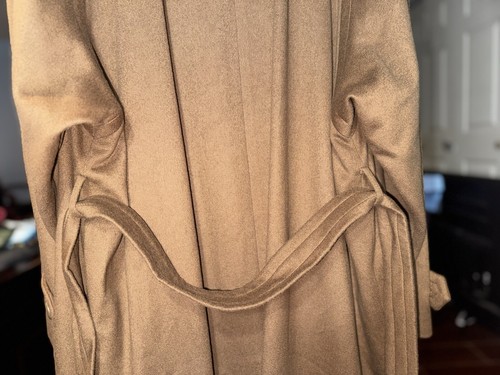 Hugo Boss (Mansouri New York) schöner Trenchcoat mit Gürtel ~ braun, Größe L - Bild 15 von 17