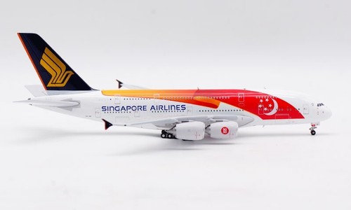 (US STOCK) 1:400 Aviation400 Singapore Airlines A380 9V-SKI 50th+Tractor+Stand - Picture 5 of 13