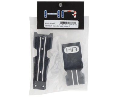 Hot Racing ERVT331F01 Traxxas E-Revo 2.0 Aluminum Front Skid Plate (Black) HH