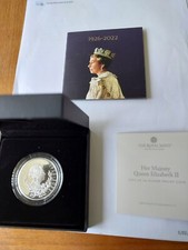 King Charles III 2022 £2 Queen Elizabeth II Tribute 1oz Silver Proof Coin - NEW.
