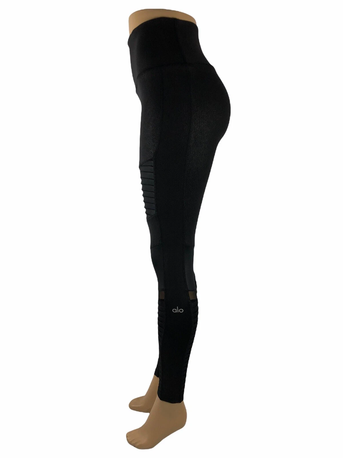 alo-yoga moto high waist activewear printed leggings