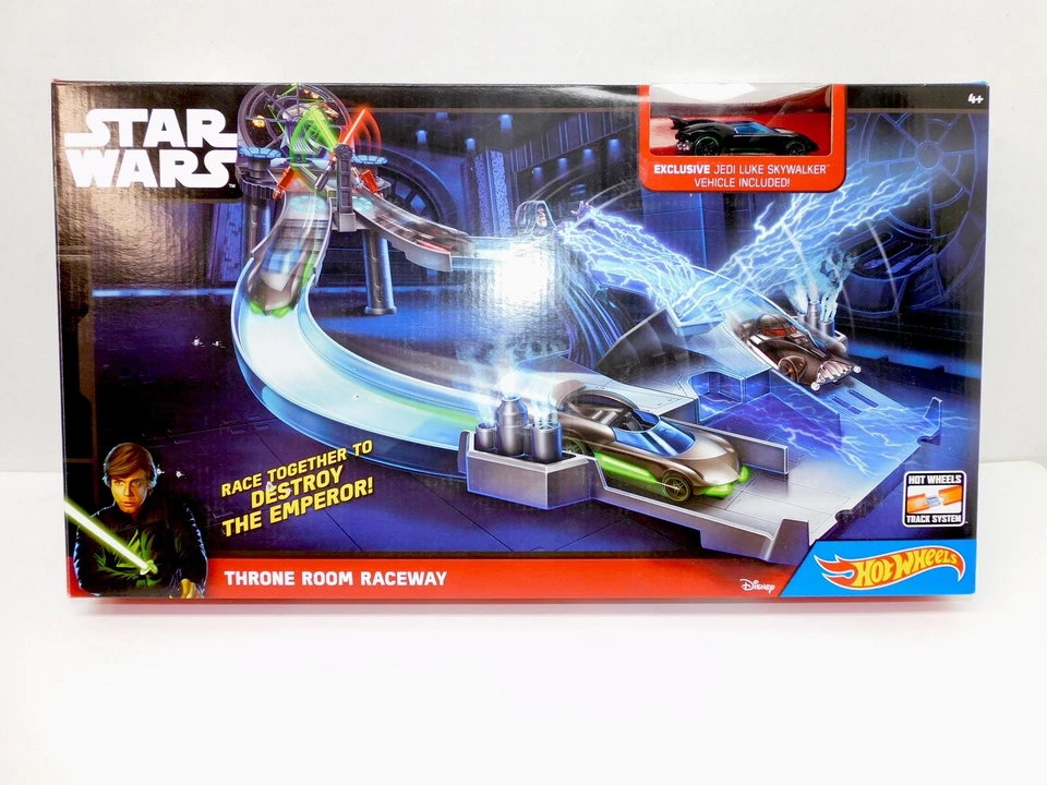 Hot Wheels Star Wars Throne Room Raceway Car Tracks System Exclusive Jedi Luke - Image 2 of 4