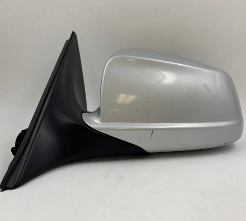 2012-2013 BMW 535i Driver Side View Power Door Mirror Silver OEM B02B07040