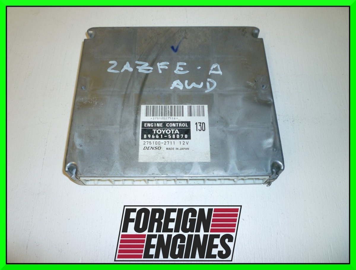 JDM TOYOTA ANH15W ALPHARD 2AZ-FE 2.4L A/T ECU ECM 89661