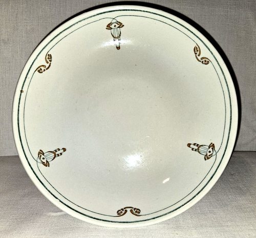 Composta Piedistallo Ciotola J&G Meakin Art Nouveau Ceramica 8" D 4" T Inghilterra Dessert - Foto 2 di 12