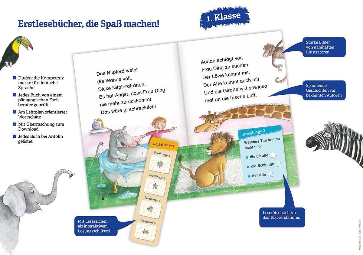 Thumbnail - Duden Leseprofi - Zwei Ponys Halten Alle Auf Trab, 1. Klasse | Karin