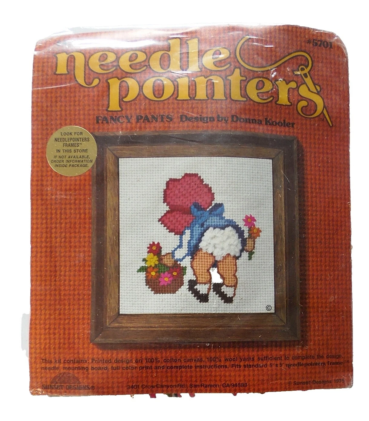 Baby Framed Picture Needlepoint Kits