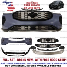 Fits 2023 2024 2025 Ford Escape Complete ST Elite FRONT BUMPER SET UPPER BUMPER