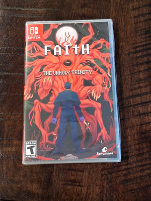 Faith: The Unholy Trinity Nintendo Switch BRAND NEW sealed Fangamer video game