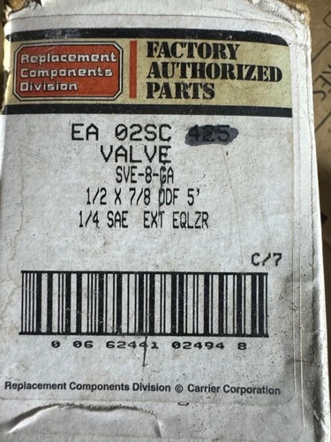 NEW Carrier EA02SC425 EA 02SC 425 TXV Valve
