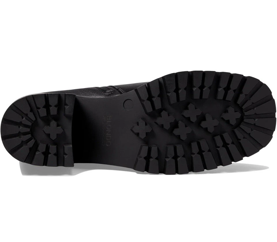 BLONDO Mujer REBEL Botas de Combate Impermeables Negras Talla 8 M Foto 3 de 4