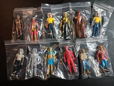 Lot Of 12 Super7 Reaction Iron Maiden Figures Loose With Accessories