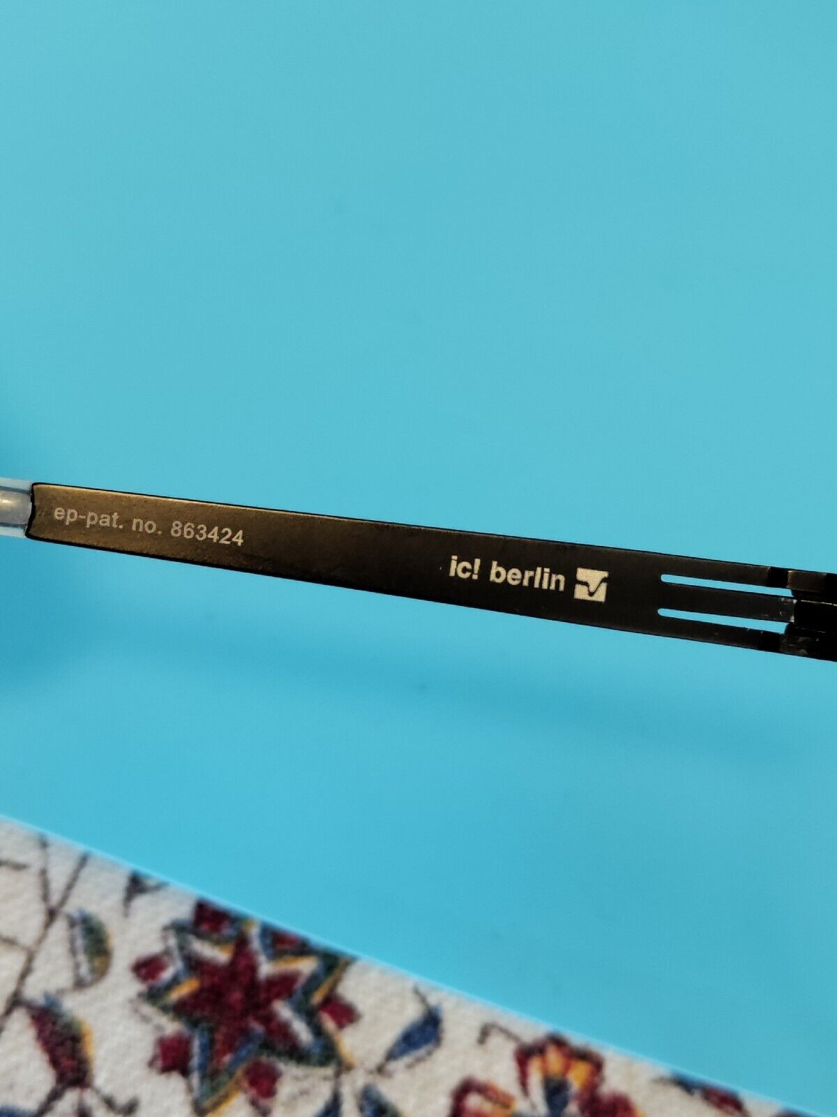 VINTAGE IC! RECTANGULAR GLASSES FRAME SCREWLESS B… - image 9