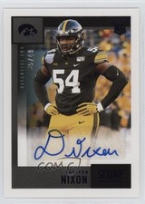 2021 Chronicles Draft Picks Score Rookie Purple 35/49 Daviyon Nixon Auto 2qw