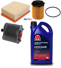 FOR FORD FIESTA 2010-2015 1.4 1.5 1.6 TDCI AIR OIL FUEL FILTER OIL SERVICE KIT