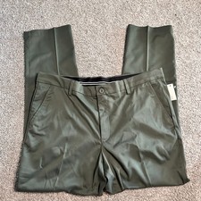 Amazon Essentials Dress Pants Mens Olive Green 40W X 32 L New With Tags