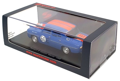 Spark 1/43 Scale S5559 - Renault 8 Gordini #60 Macau 1966 - Blue/Orange - Picture 5 of 5