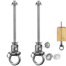 2-Pack Heavy Duty Swing Hangers with Bearings- 304 Stainless Steel Swing Set ...