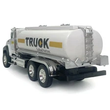 1:50 Alloy+PC Tanker Trailer Truck Model Car Diecast Kids Toy Vehicle Pull Back/