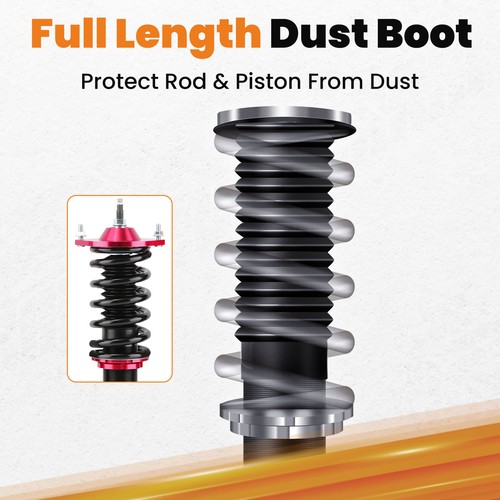 24 Damping Levels Coilover Shocks For Mazda MX5 MX-5 NA I 1.6L,1.8L 1989-1998 - Picture 9 of 12