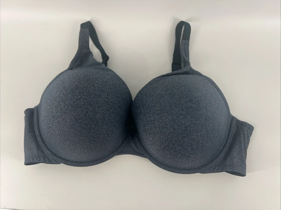 Bra 46D Torrid Push Up Plunge 360 back smoothing Lined Bra Blue Plus - Image 4 of 4