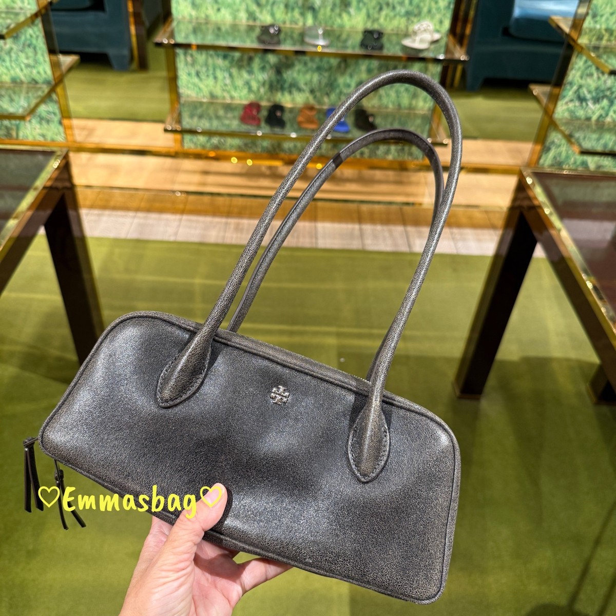 Tory Burch ブラック2wayレザービジネスバッグ A4サイズ Tory Burch Rory Box Satchel 181104 Black $400 Napa Leather | eBay