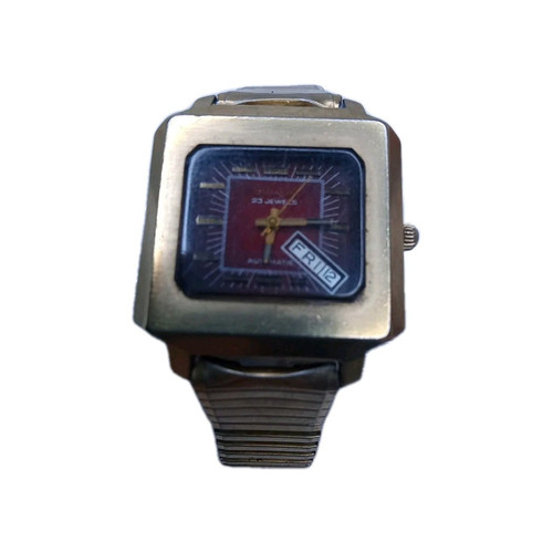 Vintage Age 1973 Bulova "Minuteman" 23 Jewel Automatic Watch Gold Electroplate - Picture 1 of 9