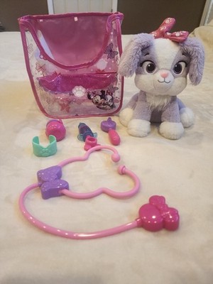 Disney Junior Minnie Mouse On-The-Go Pet Vet Backpack Set Very Good Condition 
