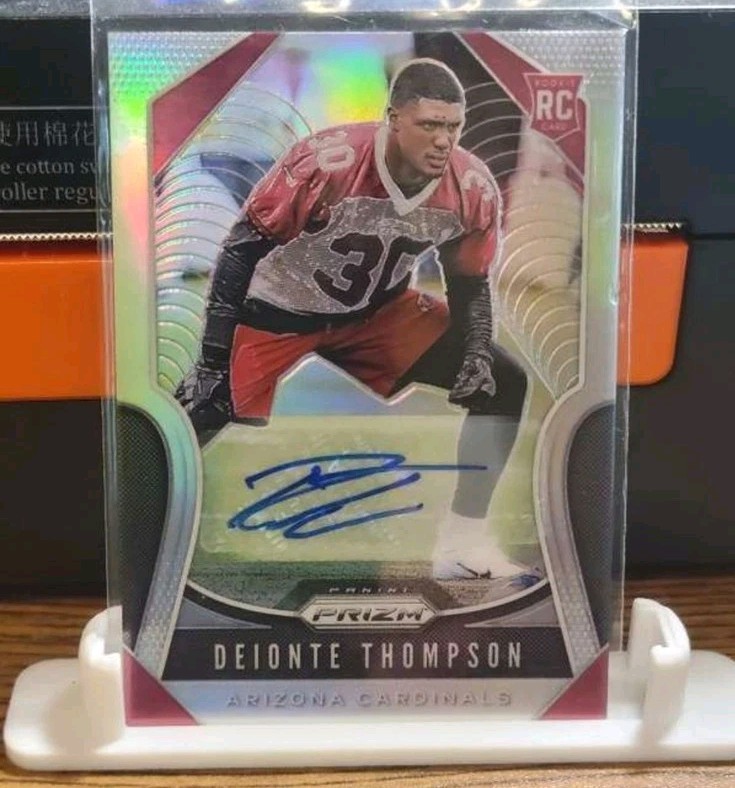 Deionte Thompson Panini Prizm #390 Silver Prizm