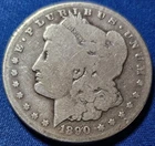 1890 CC Morgan Dollar - Circulated Example