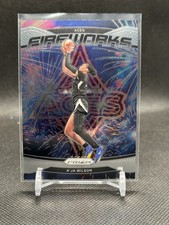 2024 Panini WNBA Prizm A'Ja Wilson Fireworks #2 Las Vegas Aces