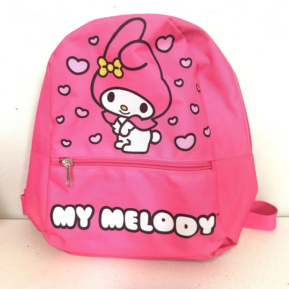 Bolso de Pascua Hello Kitty y My Melody Mini Mochila Sanrio Set Excelente Usado Foto 2 de 4