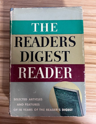 VTG  1940-The Readers Digest Reader Selected by Theodore Roosevelt HB