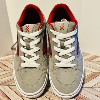 VANS Caldrone Suede Mesh Charcoal Red Sneakers Youth 6  display picture 2
