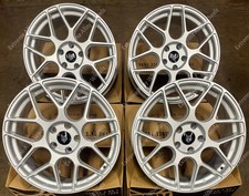 18" Silver PF3 Alloy Wheels Fits Bmw 5 Series E39 + X5 E53 Models - 8J