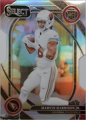 2024 Panini Select - Silver Prizm Die Cut #219 Marvin Harrison Jr. Football VG