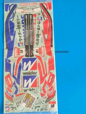 Tamiya 58484 1/10 Weider HSV-010 Decal Sticker Sheet 11420477 Vintage RC 2011