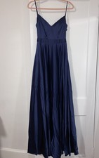 Navy Blue Formal Evening Dress