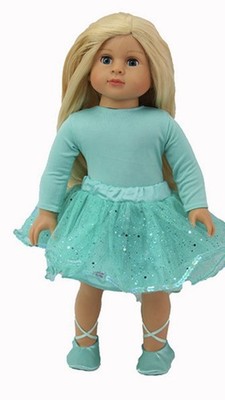 18  Ballet Set Compatible With American Girl Dolls Leotard Tutu Ballet Slippers