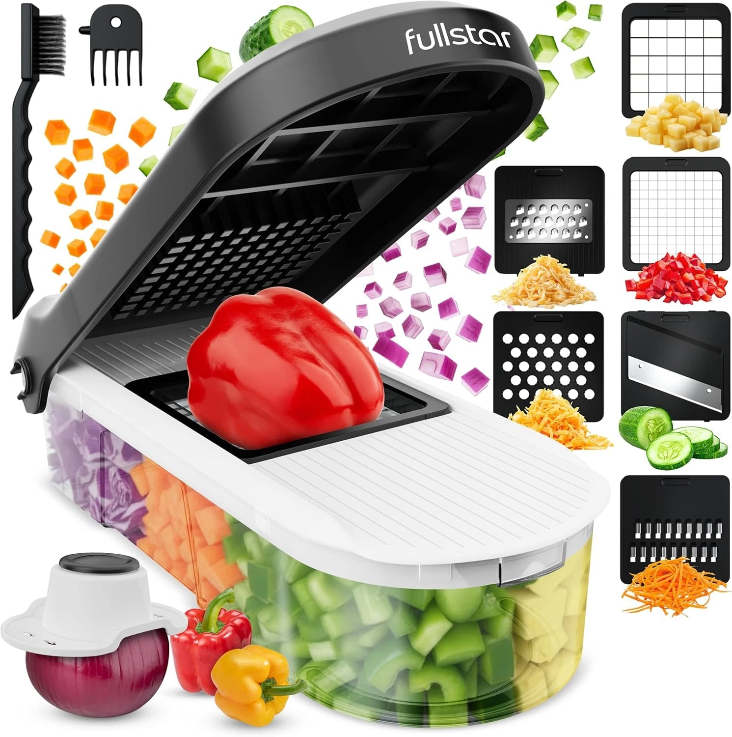 Mandoline Slicer Kitchen Vegetable Chopper Onion Potato Food Veggie Fruit Slicer