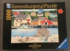 RAVENSBURGER PUZZLE 1000 Pieces  Fisherman  s Cove  Canadian Collection GREAT
