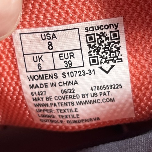 Saucony Kinvara 13 Damengröße 8 weiß sportliche Laufschuhe Turnschuhe - Bild 9 von 9