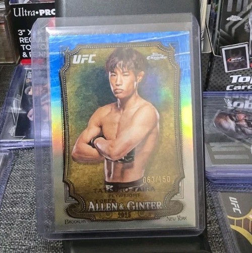 Tatsuro Taira Blue Refractor #AG-13 2026 Topps Chrome UFC Allen And Ginter /150